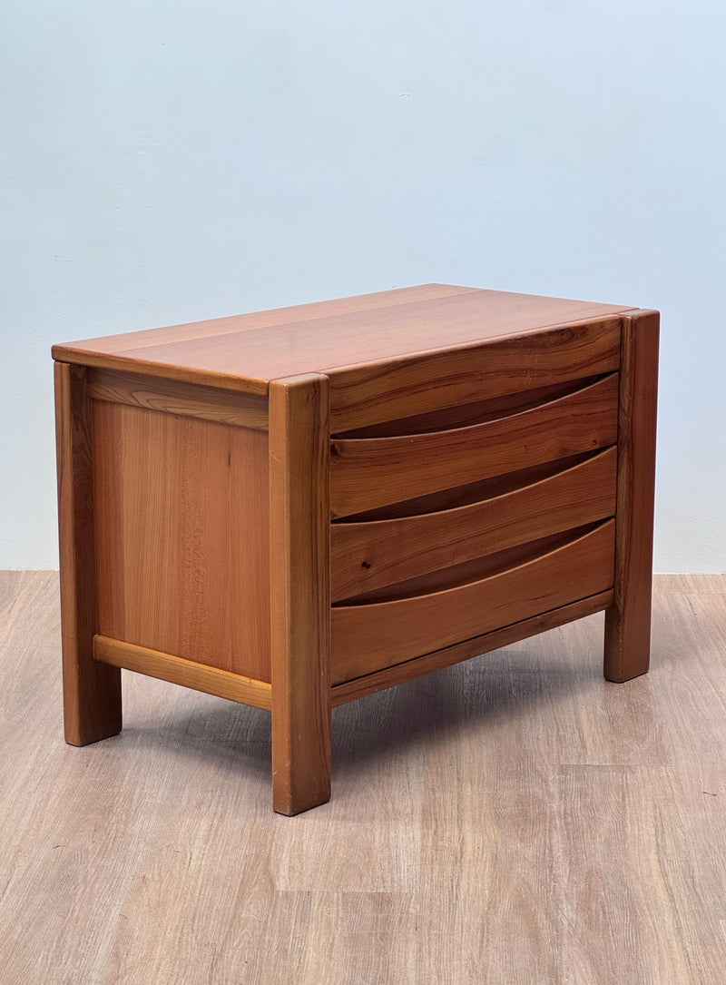 Maison Regain Chest of Drawers in Solid Elm, French 1970's