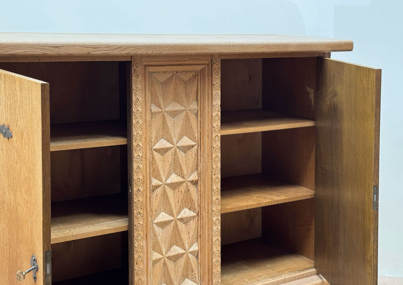 Chalet Oak Sideboard, French 20th c