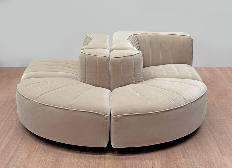 Arflex 9000 Tito Agnoli Serpentine Sofa,