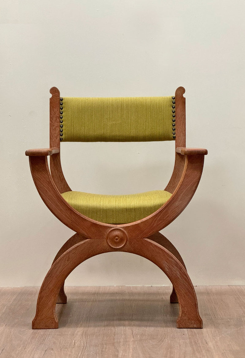 Original Henning Kjærnulf Kurul Chair, Denmark, 1970's