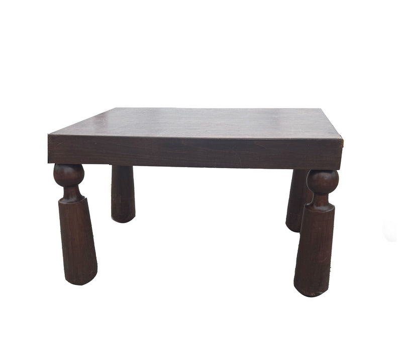 Vintage French Coffee Table with Sculptural Legs, 1960s