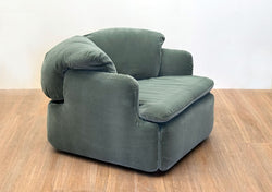 Confidential Armchair by Alberto Rosselli for Saporiti, Italian, 1972's