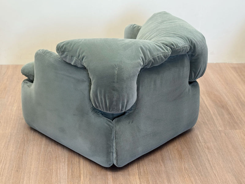 Confidential Armchair by Alberto Rosselli for Saporiti, Italian, 1972's