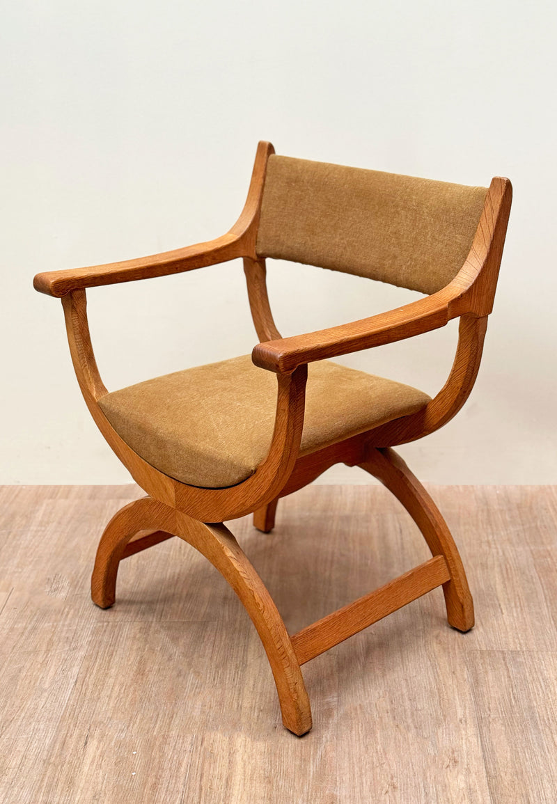 Henning Kjærnulf Kurul Chair, Denmark, 1970's