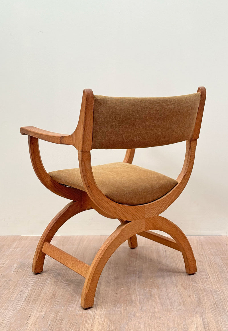 Henning Kjærnulf Kurul Chair, Denmark, 1970's