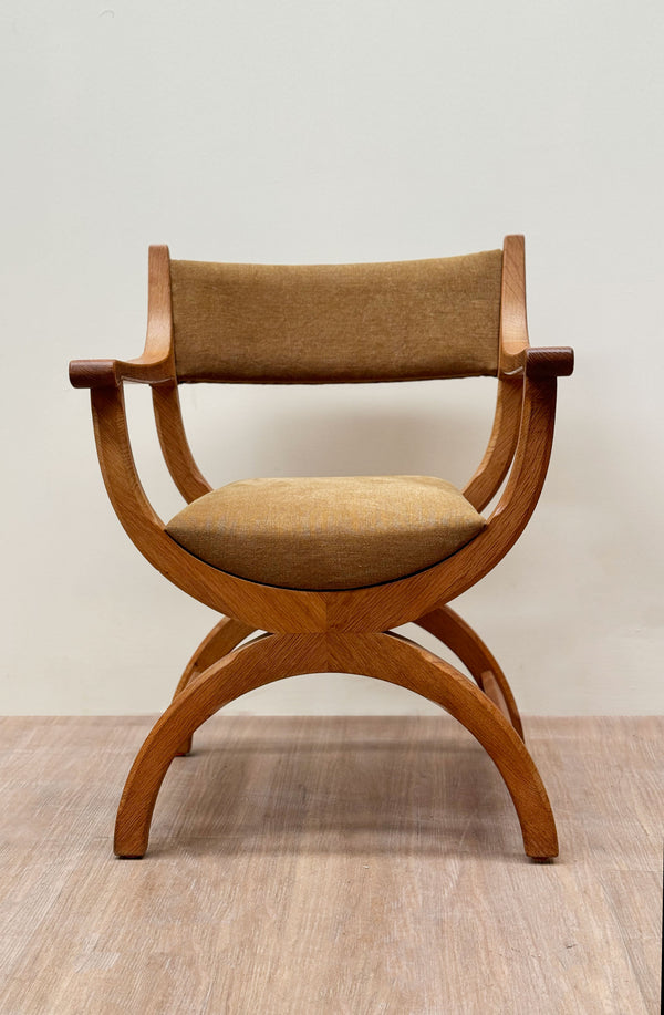 Henning Kjærnulf Kurul Chair, Denmark, 1970's