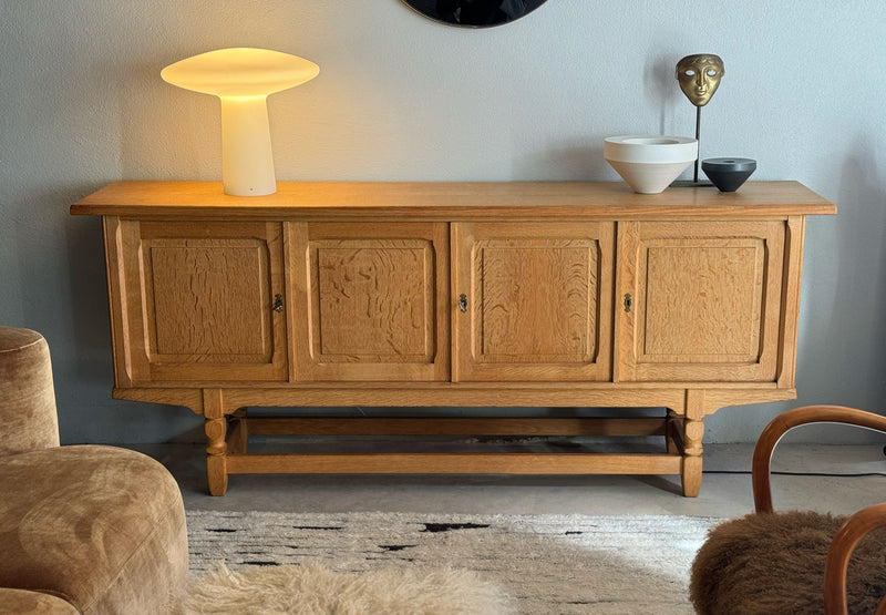 Sideboard in Solid Acid Oak, Denmark, 1960's