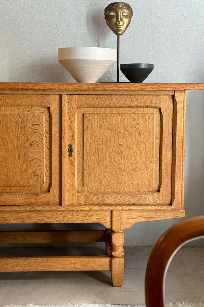 Sideboard in Solid Acid Oak, Denmark, 1960's