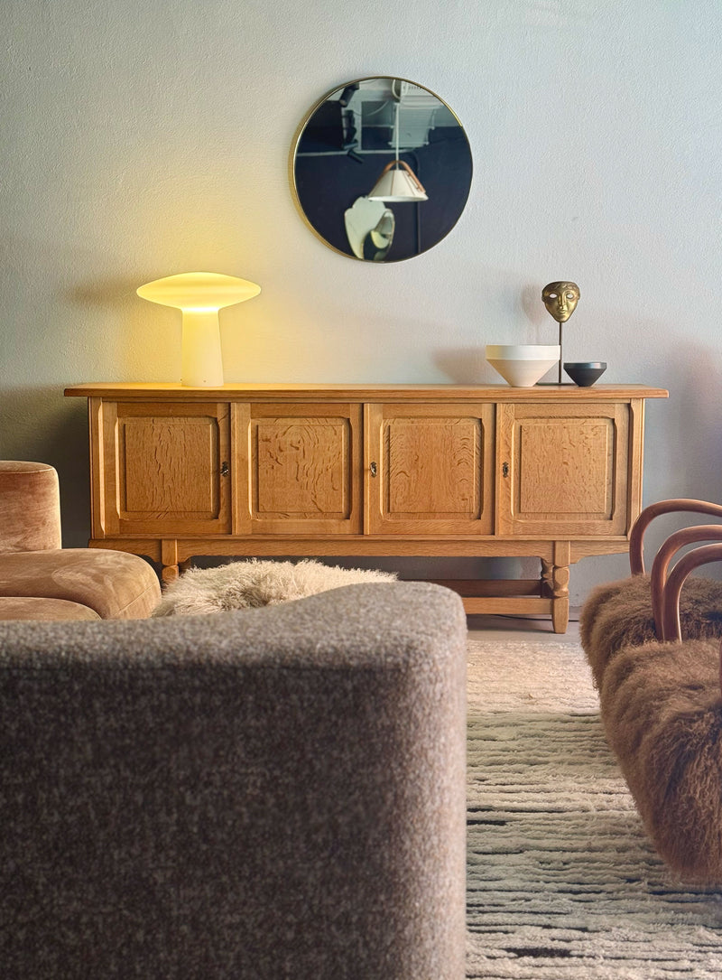 Sideboard in Solid Acid Oak, Denmark, 1960's