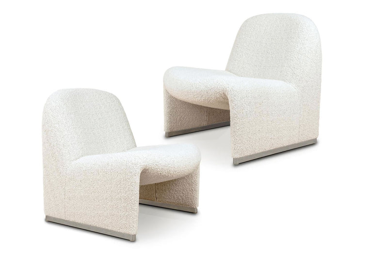 Pair of “Alky” Chairs, Castelli with Dedar New Upholstery, Artifort, Italian 1970's