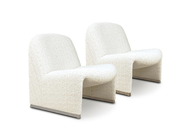 Pair of “Alky” Chairs, Castelli with Dedar New Upholstery, Artifort, Italian 1970's