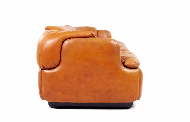 Three Seat Sofa by Alberto Rosselli for Saporiti, Italian, 1970's