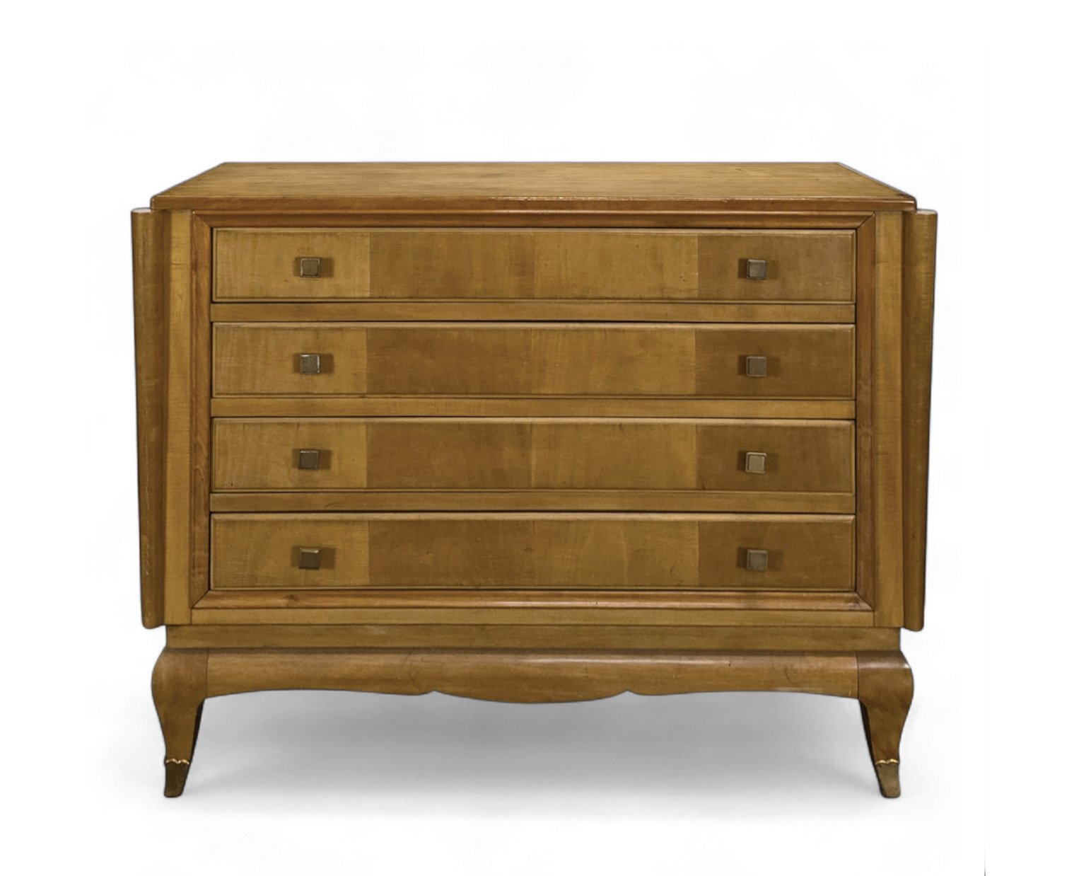 DLG Maple & Sycamore Chest of Drawers, att to André Arbus & René Prou, France c.1940s