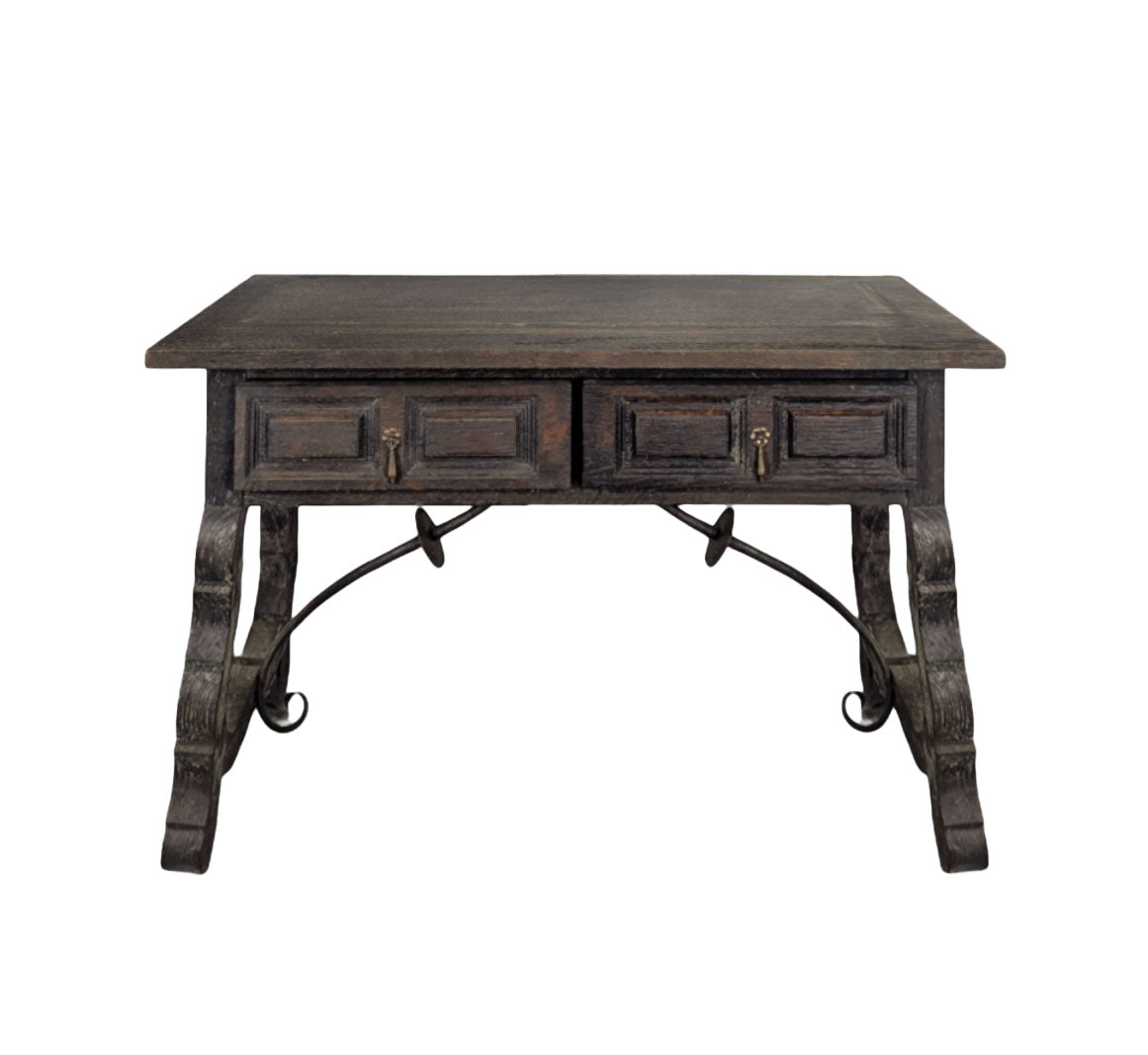 Spanish Oak Hall Console, 1920's -1940's