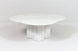 Clover Shaped Marble Coffee Table, Italian