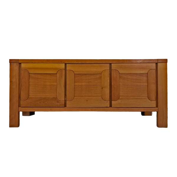 Maison Regain Solid Elm Sideboard, France, 1970's