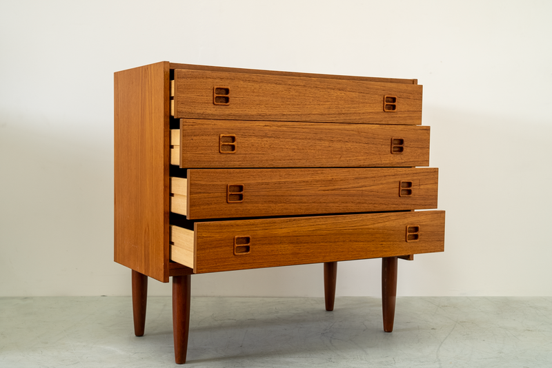 Teak Chest of Drawers, Danish, 1970's