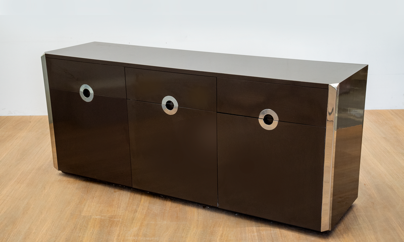 Willy Rizzo Sideboard For Mario Sabot, 1970s