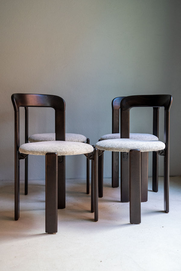 Cushioned Chairs by Bruno Rey for Dietiker, Switzerland, 1970's