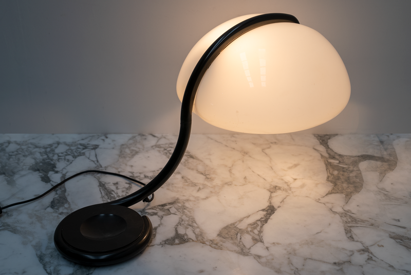 Serpente Table Lamp by Elio Martinelli for Luce, 1960's