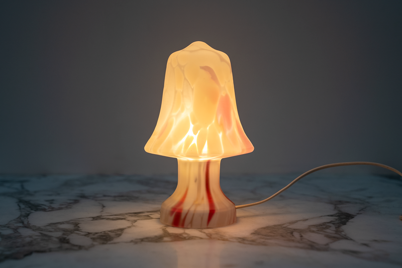 Blown Glass Table Lamp by Pukenberg Sweden CCSS TM