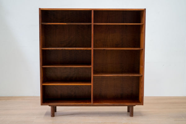 Large Rosewood Bookshelf with Adjustable Shelves, Danish, 1970's