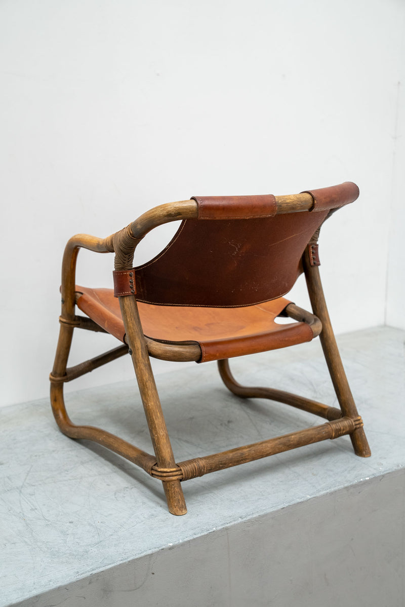 Espri Leather Safari Chair Ikea, 1970's