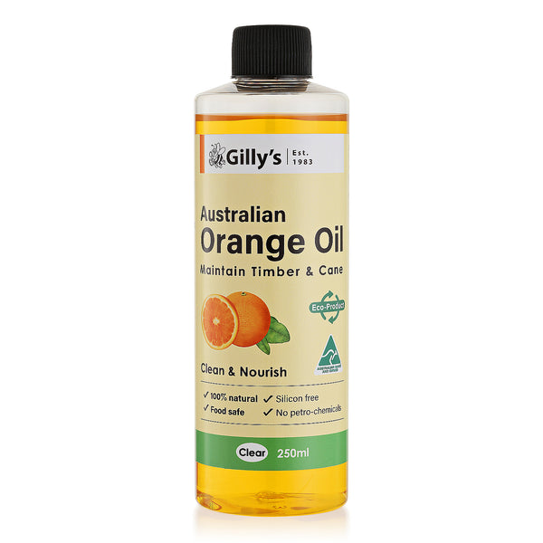 Orange Oil Furniture Polish - Clear, 250ml, Gilly's