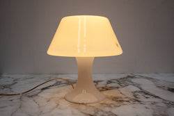 Holmegaard Table Lamp Opal Glass, Danish