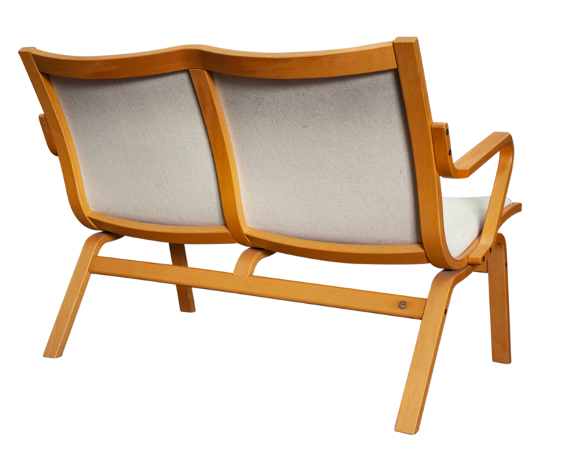 Two seater Bentwood Chair by Finn Ostergaard, Scandinavian, 70s